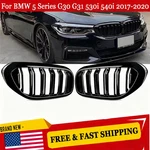 Gloss Black Fit Bmw Series G30 G31 530I 540I 2017-2020 Front Kidney Grille New. Fixed Price $32.99.