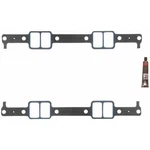 Fel-pro 1284 Perf Intake Manifold Gasket Set Rectangle .06" Steel Core For Gm. Fixed Price $44.96.