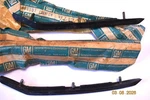 3968507 Nos Gm Front Bumper Guard Strips Chevelle Malibu Monte 1970 - 72. Fixed Price $115.00.