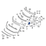 For Kia Telluride 2020-2022 86697S9000 Rear Left Bumper Trim. Fixed Price $166.60.