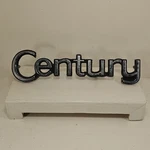 Vtg Oem Buick Century Script Emblem Gm Chrome Metal Rear Badge 1972 1973 Trunk. Fixed Price $27.36.