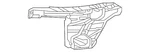 Genuine Audi Bumper Cover Bracket 4J3-807-125. Fixed Price $70.21.