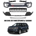 Front Bumper Cover Assembly Kit 2016-2017 Ford Explorer Without Fog Light Us. Fixed Price $339.00.