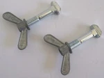 Seat T-bolt & Wing Nut Set Of Pair Rear Or Middle Fitting 1952-1979 Vw T2 Bus. Fixed Price $17.85.