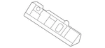 Genuine Nissan Bumper Corner Cover Bracket 62223-9BY0A. Fixed Price $26.61.