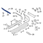 Ford E-transit 22-26 BK3Z17787A Rear Right Outer Bumper Cover Bracket. Fixed Price $58.78.