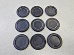 Lot Of Nice Used Original Porsche 914-6 Front Body Panel Rubber Plugs. Fixed Price $35.00.