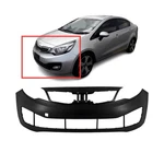 Front Bumper Cover For 2012-2015 Kia Rio Sedan W/ Fog Lamp Holes Lx Sx Ex. Fixed Price $141.83.