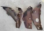 Ford Ranchero Rear Back Bumper Mount Impact Support Brackets 1972-1979 Oem #1. Fixed Price $350.00.