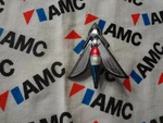 Nos Amc American Motors 1970 And Up Rwb Hornet Emblem. Fixed Price $44.99.
