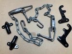 1953-1956 Ford Truck Tailgate Chains, Pair, And Hinges. Fixed Price $59.99.