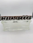 Vtg Corvette Rear Emblem Script Badge Oem Gm C3 1976-1979. Fixed Price $38.95.