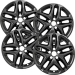 Set Of 4 Gloss Black 17" Impostor Wheel Skins 13-16 Ford Fusion Rim Covers. Fixed Price $88.95.