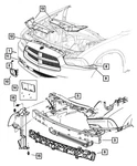 Genuine Mopar Closeout Panel 68092604AA. Fixed Price $121.64.