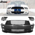 Fits 05-09 Ford Mustang V6 Shelby GT500 Front Bumper Conversion W/ Headlights. Fixed Price $1138.99.