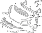 Genuine Audi Guide 4M8-807-283-B. Fixed Price $33.60.