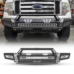 Steel Front Bumper 2009-2014 Ford F-150 Black Off-road W/winch Plate Set. Fixed Price $509.97.