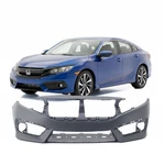 Bumper Cover For 2016-2018 Honda Civic Sedan Coupe 04711TBAA00ZZ Front Primed. Fixed Price $142.63.