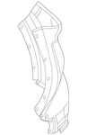 Genuine Nissan Bumper Cover 85016-4MT1H. Fixed Price $135.23.