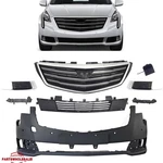For 2018-2019 Cadillac Xts Front Bumper Cover Grilles Assembly W/sensor Holes. Fixed Price $506.99.