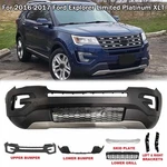 Front Bumper Cover Assembly Kit 2016-2017 Ford Explorer Without Fog Light Us. Fixed Price $288.00.