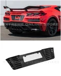 For 20-UP Corvette C8 Z06 Carbon Flash Metallic Rear License Plate Frame Cover. Fixed Price $119.98.