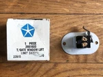 Nos 1966-1968 Mopar Dodge Plymouth Wagon Tailgate Window Lift Limit Switch. Fixed Price $33.25.