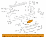 52169-60220-A0 Toyota Cover, Rear Bumper, Lower 5216960220A0, New Genuine Oem Pa. Fixed Price $95.04.