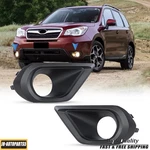Pair Fog Light Black Bezel Trim Cover Set 2014 2015 2016 Subaru Forester. Fixed Price $32.18.