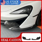 Fits Mclaren 570S 570GT 2015-20 Dry Carbon Front Bumper Splitters Lip Aprons. Fixed Price $569.05.