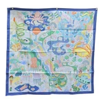 Hermes Splash Park Carre Scarf Silk Blue H903806S 02. Fixed Price $990.40.
