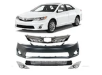 Front Bumper Cover Fascia & Grille Assembly Chrome For 2012-2014 Toyota Camry. Fixed Price $324.00.