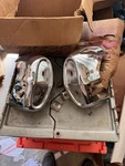 Nos 1960 Ford Galaxie Bumper Guard Set C0AB-17858. Fixed Price $195.00.