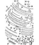 Bmw 51117142180 Genuine Oem Cover, Fog Lamp, Right (#14). Fixed Price $46.00.