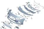 Genuine Mercedes-benz Basic Carrier Bumper 177-885-18-00-65. Fixed Price $55.90.