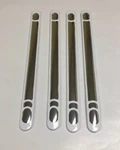 4 Pcs Whit Front Rear N-bumper Guard Scratch Corner Protector Molding K-010. Fixed Price $25.00.