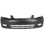 Front Bumper Cover For 2003-2004 Toyota Corolla With Fog Lamp Holes Primed Capa. Fixed Price $105.52.