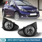 2012-2014 Fog Lights For Toyota Yaris Hatchback Bumper Driving Lamps Clear Pair. Fixed Price $46.99.