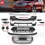 Front Bumper Cover Grille For 2017-19 Gmc Acadia Denali Assembly Chrome Kit Set. Fixed Price $439.99.