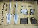Jaguar XK120 140 Boot Lid Hinge Assemblies, Nice Original Pair. Fixed Price $150.00.