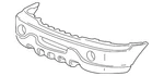 Genuine Ford Bumper Cover YL7Z-17D957-AA. Fixed Price $662.79.