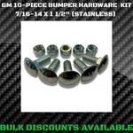 1966-1985 Olds Toronado Front Rear Chrome Bumper Bolts 7/16" Carriage Gm Nos. Fixed Price $20.76.