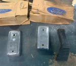 Nos 1973 1974 Ford Country Squire And Wagons Rear Bumper Guards. Fixed Price $75.00.