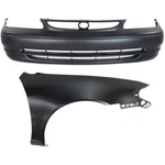 Front Bumper Cover + Fender Set For 1998-2000 Toyota Corolla Ce Le. Fixed Price $334.51.