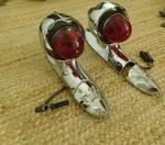 1956 Chrysler Imperial Tail Light Assemblies Lh Rh Mopar Dpcd C73 Gun Sight. Fixed Price $599.95.