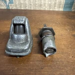 1941-48 Ford License Light Housing Deklite 11A13554 Lock Set Original. Fixed Price $19.99.