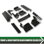 Fit For 1979-1985 Cadillac Eldorado Front Rear Bumper Panel Fillers Set Black. Fixed Price $96.98.