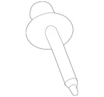 Genuine *2015-2024 Ford Side Bracket Screw W700092-S450B. Fixed Price $10.44.
