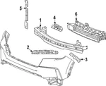 Genuine Honda Bumper Cover Support Rail 71140-T90-A00. Fixed Price $41.09.