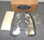 1969 1970 Ford Custom Galaxie 500 Hardtop Sedan Wgn Nos Front Bumper Guards Kit. Fixed Price $199.00.